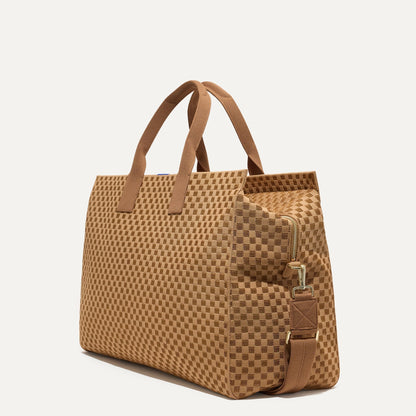 The Weekender in Hazelnut shown in diagonal view.