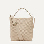 PLP |The Bucket Bag in Knot Brown shown from the front.