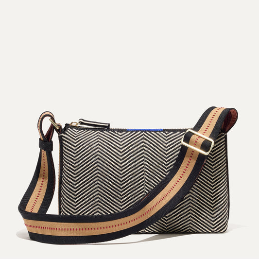 PDP |The Casual Crossbody in Dark Mist, shown from the front.
