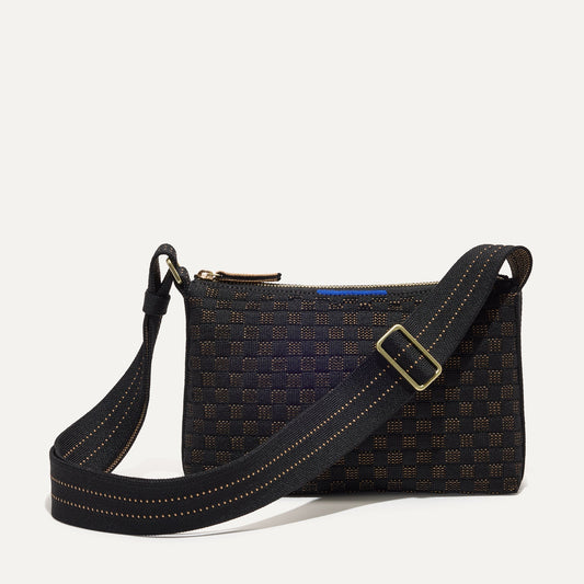PDP |The Casual Crossbody in Night Song, shown from the front.