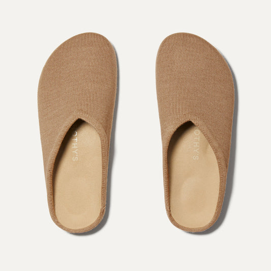 The Casual Clog in Butternut shown from the top.