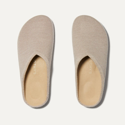 The Casual Clog in Dove shown from the top.