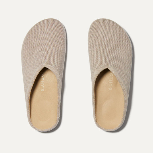 The Casual Clog in Dove shown from the top.
