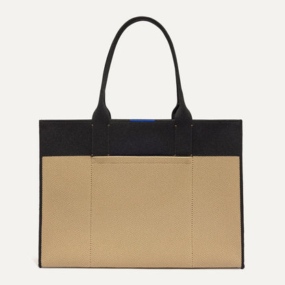 PDP |The Classic Tote in Tiramisu, shown from the front.