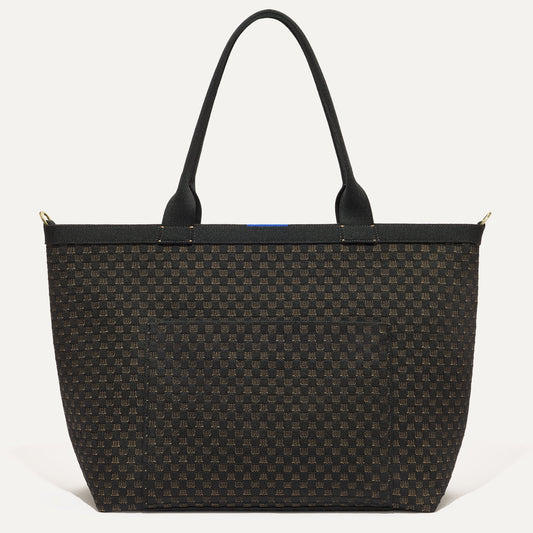 PLP |The Zip Travel Tote in Night Song shown from the front.