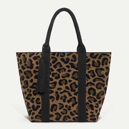 PDP |The ReVelvet™ Lightweight Tote in ReVelvet™ Cat shown from the front.