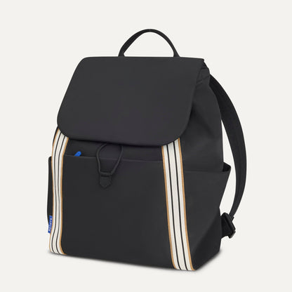 PDP |The Travel Cinch Backpack in Ink shown from the front.
